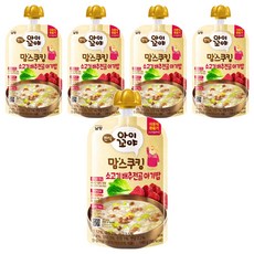 Namyang 南陽乳業 15個月以上孩童輔食, 牛肉白菜火鍋口味, 140g, 5包