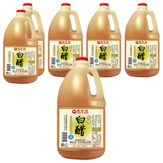 萬家香 珍釀白醋 100%純釀造, 絕不使用冰醋酸, 不添加人工調味料, 3.75L, 6瓶
