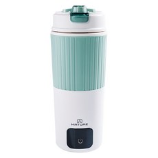 MATURE 美萃 雙電壓旅行速熱電熱水杯, 白色 + 綠色, 650ml, 1個