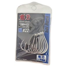 Ghost Blade 鬼刃 管付SOI鉤 #22 不鏽鋼製 台灣製, 7支, 1包