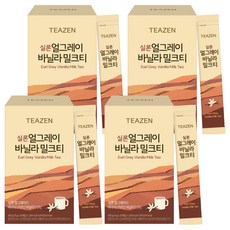 TEAZEN 茶禪 錫蘭伯爵茶香草奶茶, 20條, 15g, 4盒