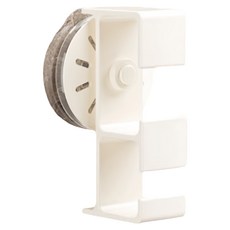 HOUDER 吸盤臉盆掛勾, 奶白色, 1個