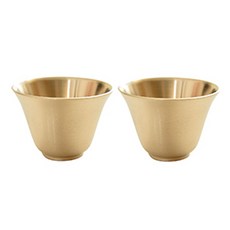 Notdam 方字鍮器花瓣酒杯, 2個, 單一顏色