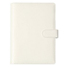 粉彩馬卡龍六孔小卡活頁夾, 1個, 10張, 乳霜