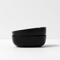 BOWLBOWL 韓國製 復古系列 橢圓迷你碗, 午夜黑, 2個