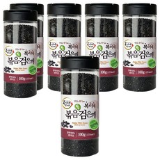 복이네먹거리 볶음 통검은깨, 100g, 6개