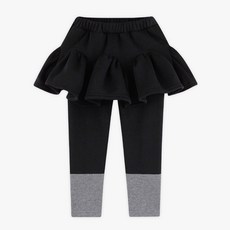 WALTONKIDS 女童款公主皺褶刷毛內搭褲裙