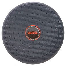 成功 SUCCESS 塑身扭腰盤 表面防滑凸粒, 1個, 黑色