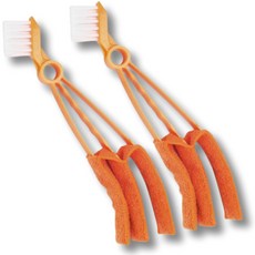 Gomji 縫隙清潔刷, 橘色, 2個