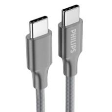 PHILIPS 飛利浦 USB-C-USB-C 手機充電線, 2m, DLC4556C, 1盒
