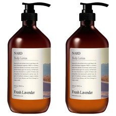 NARD 香氛保濕身體乳 清新薰衣草香味, 1L, 2瓶