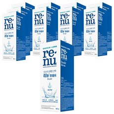 리뉴 후레쉬 렌즈 세정액, 355ml, 10개
