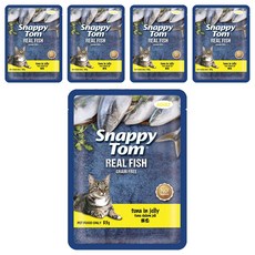 Snappy Tom 幸福貓 無穀貓餐包 85g, 鮪魚, 5包