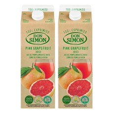 돈시몬 생과일 착즙 홍자몽 주스, 2L, 2개