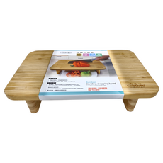 GOZENBO 御膳坊 高腳竹砧板, Natural Wood, 1個