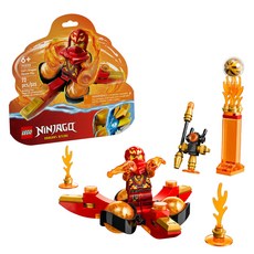 LEGO 71777 旋風忍者 赤地的龍威旋風忍術陀螺, 赤地的龍威旋風忍術陀螺 Kai’s D ago  Powe  Spi ji zu Flip, 1盒