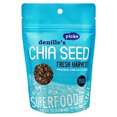 denille's picks 黑色奇亞鼠尾草籽, 150g, 1包