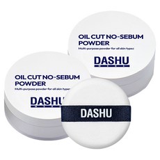 다슈 맨즈 오일컷 노세범 파우더 5g, 화이트, 2개