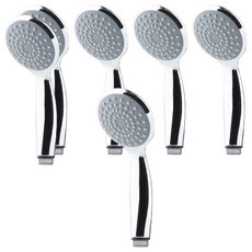 SAMWON COBRA ABC鍍鉻蓮蓬頭, 6個, 白色