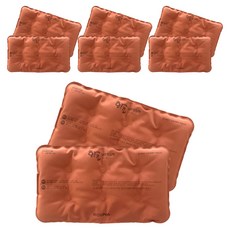 KOXINA 方形黃土冷熱棉質熱敷袋, 8個