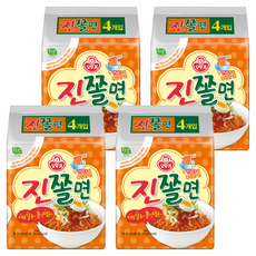 OTTOGI 不倒翁 Q彈辣拌麵, 600g, 4袋