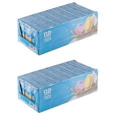 배스킨라빈스 이상한 나라의 솜사탕 우유, 190ml, 48개