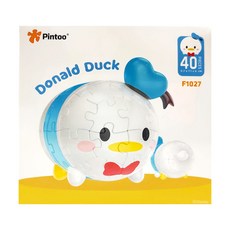 Pintoo 優利瑪 公仔拼圖 Tsum Tsum系列 40片, 唐老鴨, 1盒