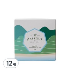 맥녹 보성 녹차 비누 선물세트, 100g, 12개