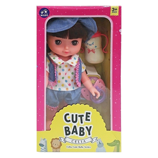 新台圖書 Celia Cute Baby 奶瓶音效娃娃, 蜜蜜 多色, 1盒