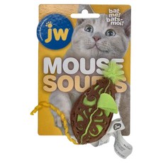 Petmate JW 貓草老鼠貓咪玩具, 顏色隨機, 1個