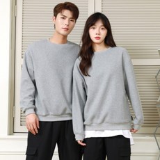 텐클로 오버핏 와플 맨투맨