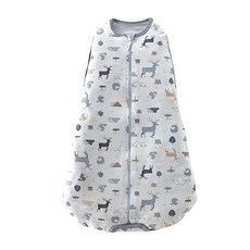 KU.KU Duckbill 酷咕鴨 超好眠成長包巾, 三階段成長型包巾/睡袋/背心, 雙頭拉鍊設計, 藍色