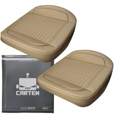 CARTEM Gamtan 汽車坐墊套 CT212 前座, 2個, 米色