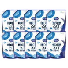 키친솝 베이킹소다 주방세제 리필, 1.2L, 10개