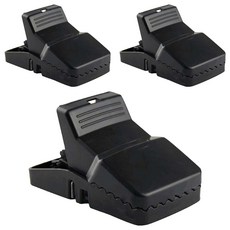 코코마트 클립형 쥐덫 블랙, 1개입, 3개