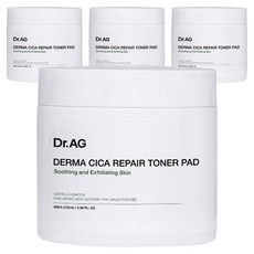 닥터에이지 더마 시카 리페어 토너패드, 60매입, 120ml, 4개