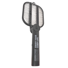 ADAMOUTDOOR 摺疊兩用電蚊拍/捕蚊燈二合一配置 戶外潮流風格配色 USB TYPE-C規格充電, 摺疊60.5 x 39.5 x 31mm 展開319 x 159 x 39.5mm, 黑色