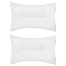 MAMA 可水洗雲朵護頸枕芯, 頸椎枕造型 白色, 2個