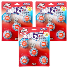 EMO 潔廁王活性碳馬桶潔廁劑 檸檬香, 250g, 3組