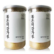 Hello Green 韓國產焙炒米糠粉, 2個, 200g