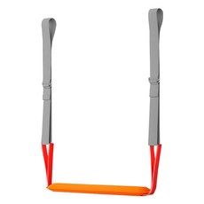 AD-ROCKET 引體向上輔助帶 強化磅數訓練PRO款(60KG) TPE乳膠材質 整體承重200公斤, 灰色 + 橘色, 1條