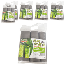 居家工坊 香氛清潔袋 大(75 x 65cm) 竹炭 3個, 6組