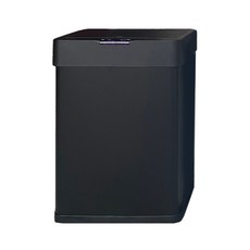 感應式垃圾桶 M150 50公升大容量 時尚外觀 紅外線感應自動開關, 黑色, 41 x 26 x 59.7cm