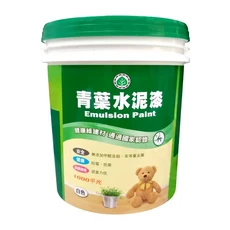 青葉油漆 1000平光水性室內漆 安全環保 輕鬆DIY, #75 白色, 1L, 1桶