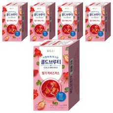 담터 콜드브루티 딸기히비스커스, 1.5g, 20개입, 5개