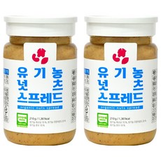 유가원 유기농 넛츠 스프레드, 2개, 210g