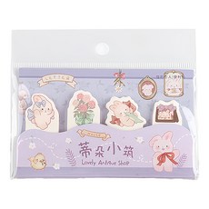 德德小品集 便利貼 55mm x 25mm 3件組, 蒂朵小筑, 120枚, 1組