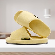 SHOELAMODE Terry Recovery室內拖鞋, 黃色, 1組