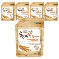 Areumdaunjubangseje 糙米潔淨洗碗精, 5個, 1.18L