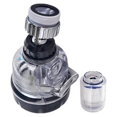 Water More 水摩爾 高密度濾棉除氯濾芯過濾器 + 三段增壓噴灑頭, 1組, 無香味